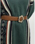Ceinture en Cuir Power marron