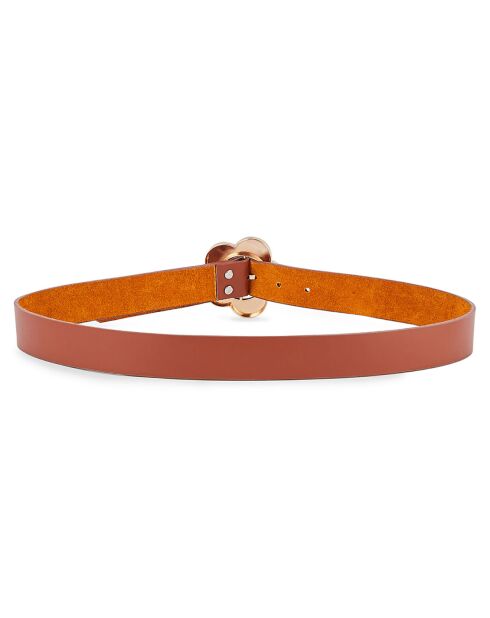 Ceinture en Cuir Power marron