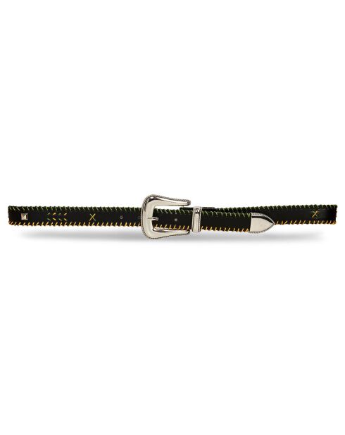 Ceinture tressée Renaldo noire