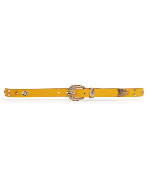 Ceinture en Cuir Sabas maïs