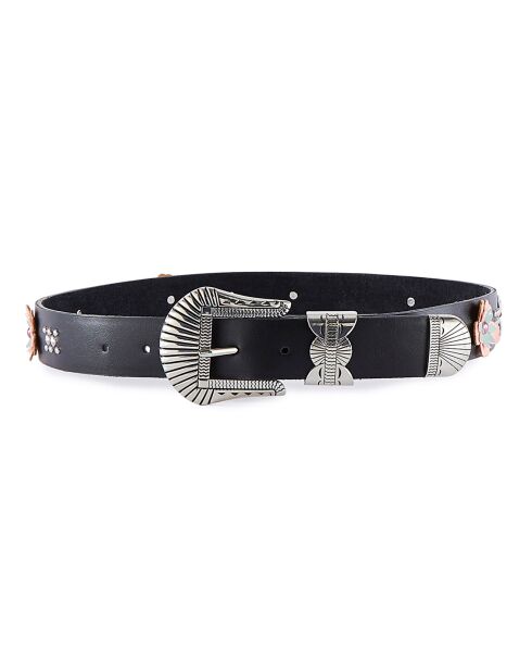 Ceinture en Cuir Yeye noire