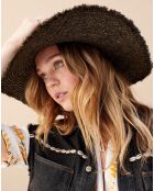 Chapeau en Raphia Solal khaki