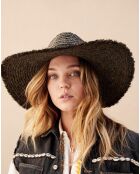 Chapeau en Raphia Solal khaki