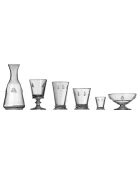 6 Gobelets Abeilles transparents - 27 cl