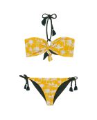 Maillot de bain 2 pièces Flame jaune/vert
