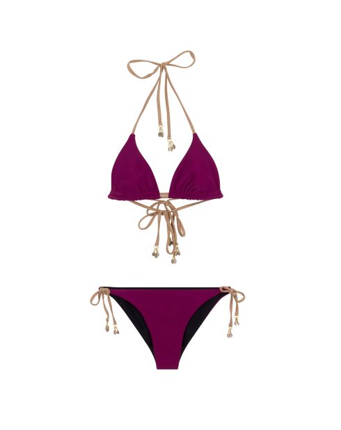 Maillot de bain 2 pièces Hero rubis/noir