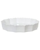 Plat à tarte Charlotte blanc - D.31 cm