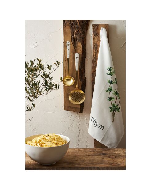 5 mehrfarbige Aroma-Geschirrtücher, 50 x 70 cm