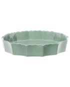 Plat à tarte Charlotte vert d'eau - D.31 cm