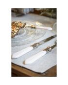 6 Assiettes à dessert Classic transparentes - D.17.5 cm