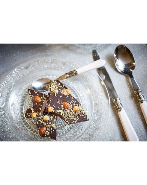 6 Assiettes à dessert Classic transparentes - D.17.5 cm