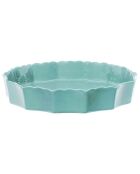 Plat à tarte Charlotte turquoise - D.31 cm