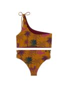 Maillot de bain 2 pièces Island caramel/bordeaux