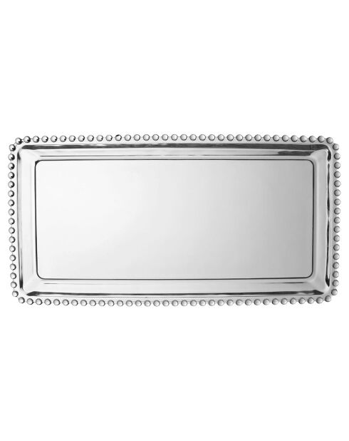 Plat rectanguliare Perloa transparent - 36x18.5 cm