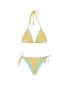 Maillot de bain 2 pièces Jack jaune/océan