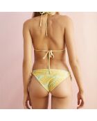 Maillot de bain 2 pièces Jack jaune/océan