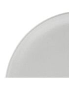 4 Assiettes à dessert Indrid blanches - D.21 cm