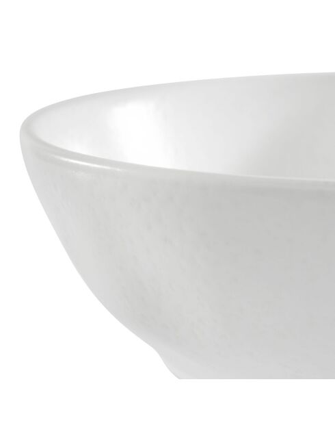 4 Assiettes creuses Indrid blanches - D.19 cm