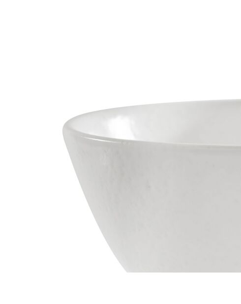 4 Bols Ingrid blancs - D.14x7 cm