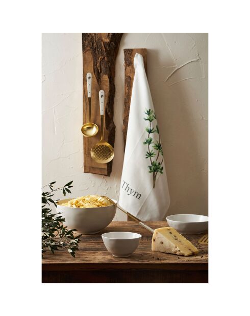 4 Bols Ingrid blancs - D.14x7 cm