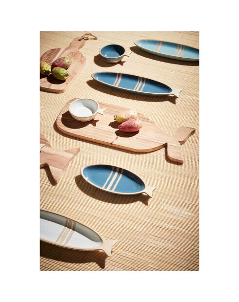 Planche à découper Baleine Dalbert naturelle - 52x20.5 cm