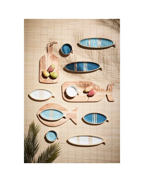 Planche à découper Baleine Dalbert naturelle - 52x20.5 cm