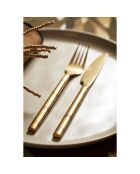 4 Assiettes plates Indrid sable - D.27 cm