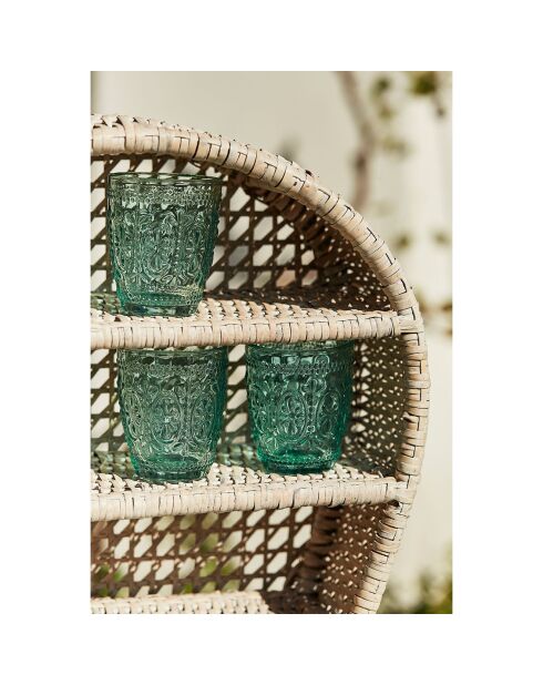 6 Gobelets Chambord vert d'eau - 25 cl