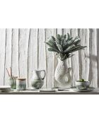 Vase poisson mer blanc - 24x16.5x39.5 cm