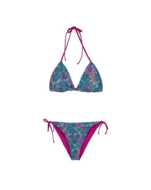 Maillot de bain 2 pièces Spelly turquoise/rubis