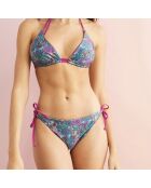 Maillot de bain 2 pièces Spelly turquoise/rubis