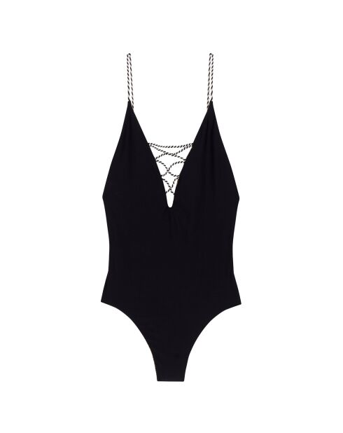 Maillot de bain 1 pièce Zambie moka/noir