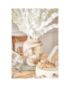 Branchage Ceropia blanc - 118 cm