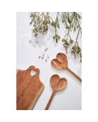 2 Couverts à salade coeur Dalbert naturels