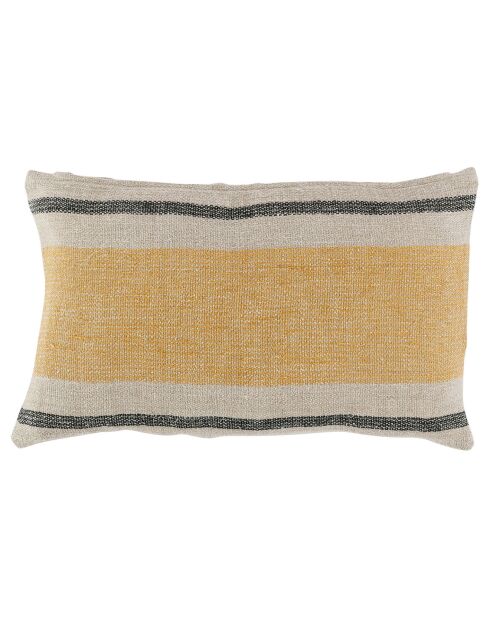 Housse de coussin Hemlin safran - 50x30 cm