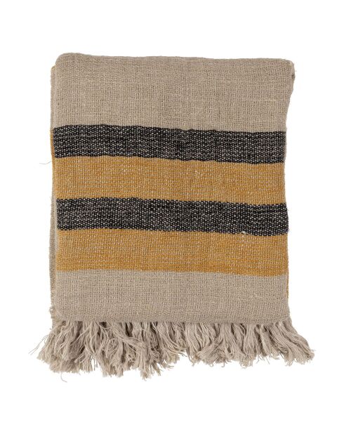 Copriletto Hemlin zafferano - 170x130 cm