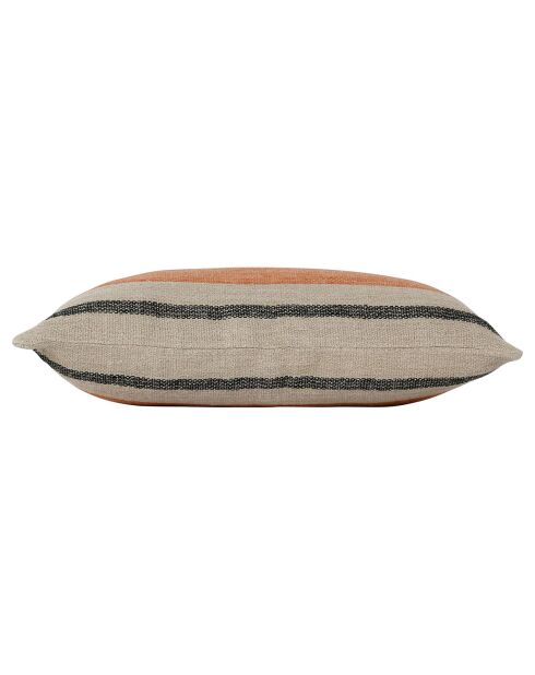 Housse de coussin Hemlin brique - 50x30 cm