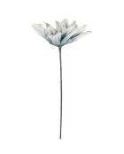 Fleur Tulia bleu/blanc - 69 cm