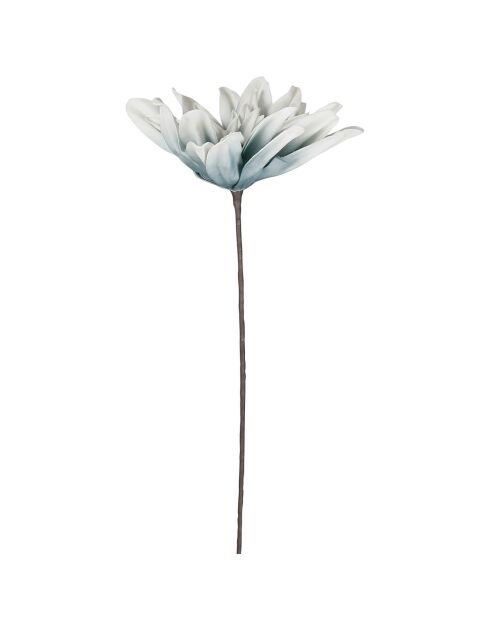 Fleur Tulia bleu/blanc - 69 cm
