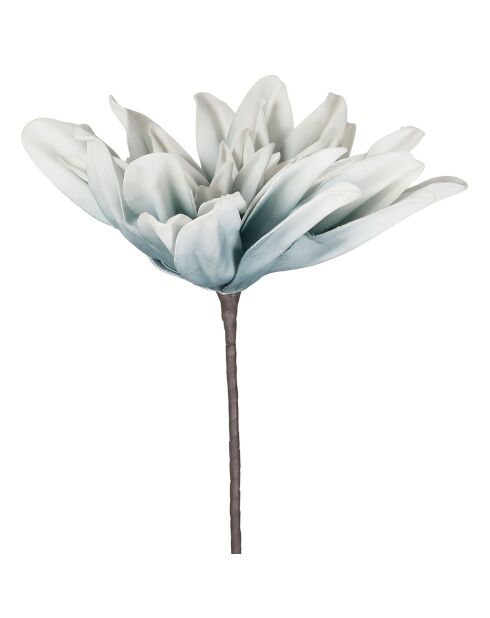 Fleur Tulia bleu/blanc - 69 cm