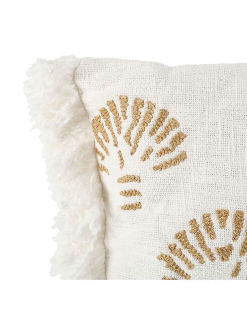 Housse de coussin Jaklel beige - 45x45 cm