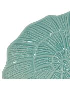 Plat à poisson turquoise - 53x36x4.5 cm
