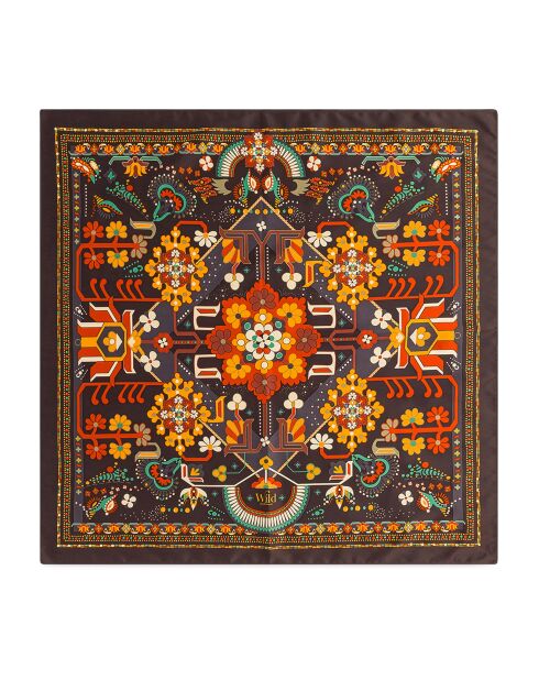 Foulard Kilim Mini rouge - 54x54 cm