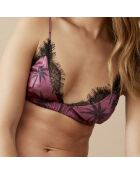 Ensemble soutien-gorge & culotte en Soie mélangée Vesta berry