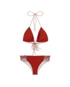 Maillot de bain 2 pièces Desire blanc/rust