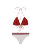 Maillot de bain 2 pièces Desire blanc/rust