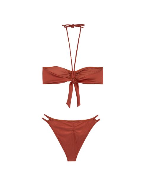 Maillot de bain 2 pièces Iguazu terracotta