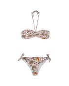 Maillot de bain 2 pièces Lollipop blanc