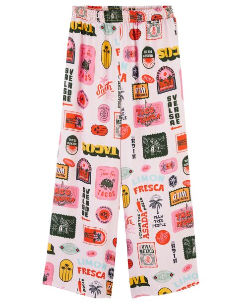 Pantalon Domingo rose