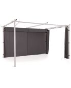 Rideau Universel pour Pergola Izifix 3M gris - 290x215 cm